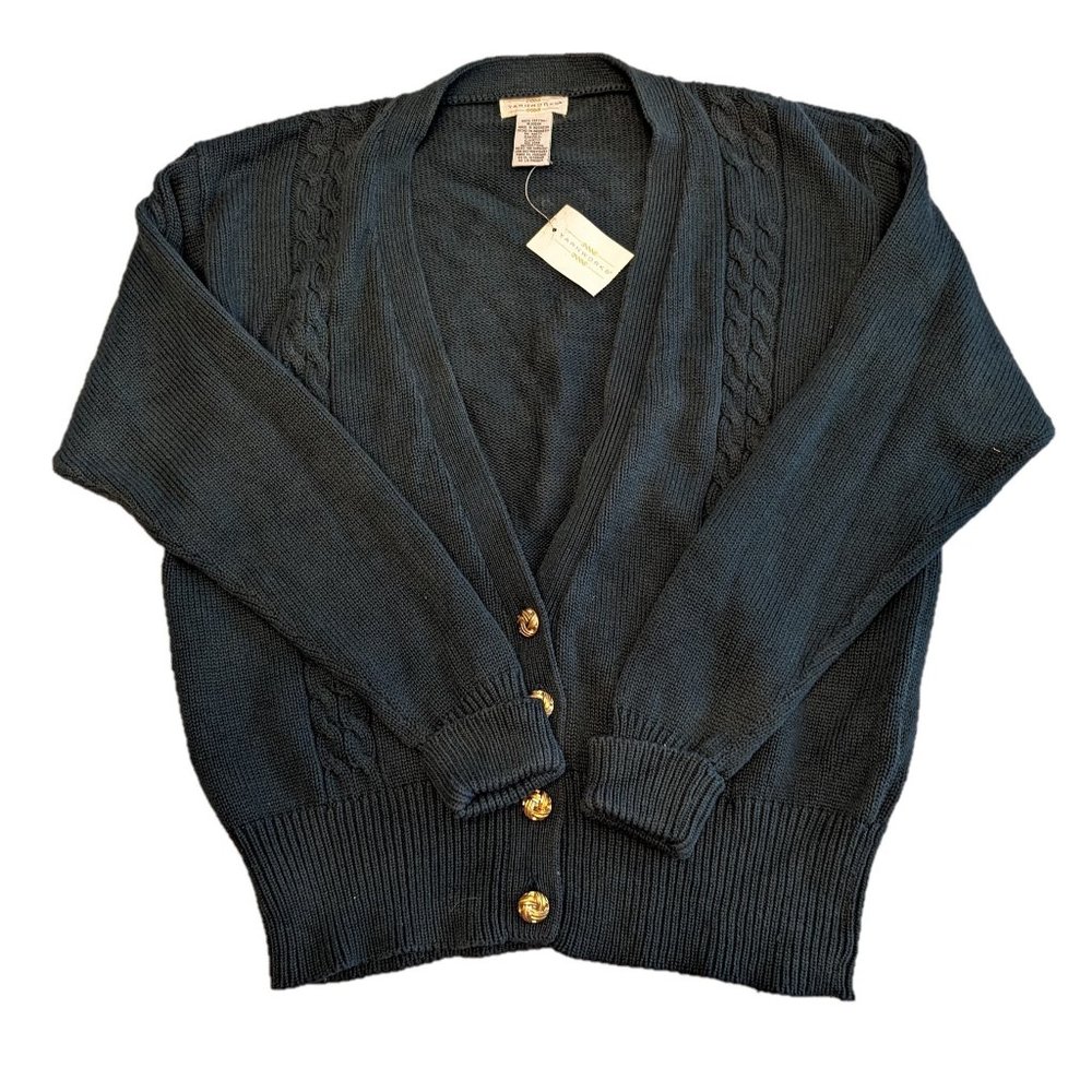 Vintage 100% Cotton Cardigan - Size S - NWT